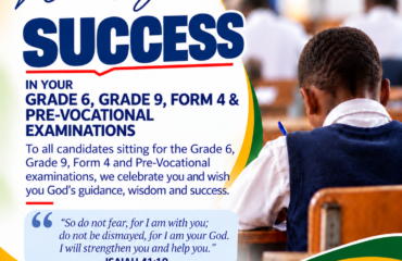 NCCK Examination Success Wishes